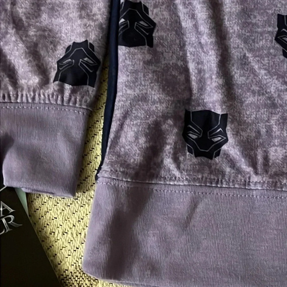Marvel black panther wakanda forever kids pajama set, size small 6/6x - Picture 14 of 14